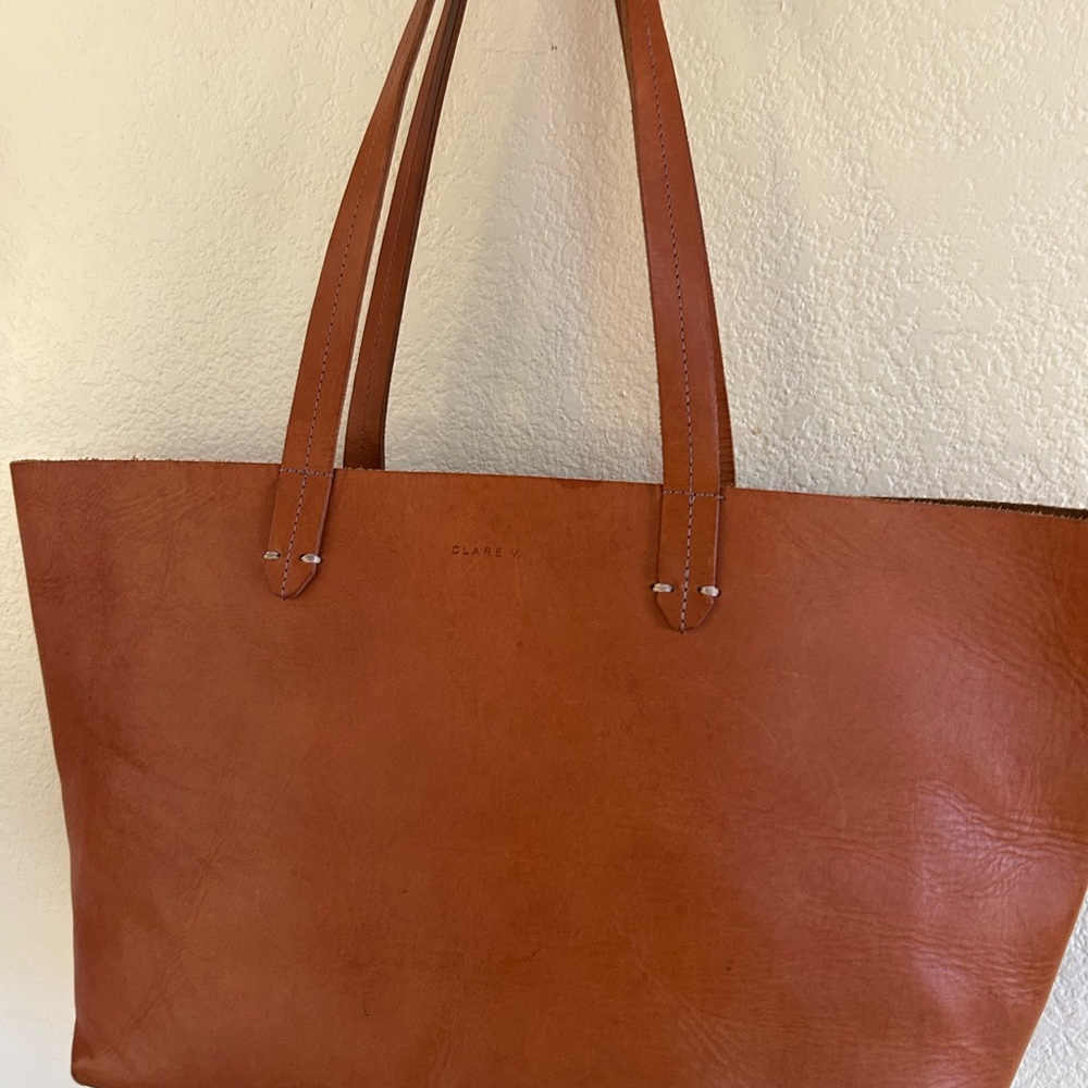 Clare V Leather Suki Tote bag - Picture 5 of 12